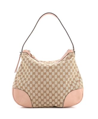 Large Bree Hobo GG Canvas with Leather