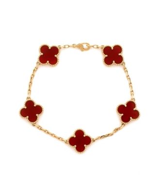 Pre-Owned Van Cleef and Arpels Vintage Alhambra 5 Motifs Bracelet