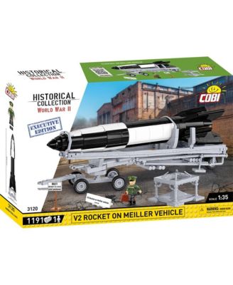 Historical Collection WWII V2 Rocket and Transporter Executive Edition 1191-Piece Building Set, Ages 10+