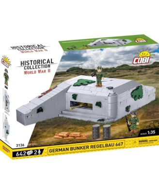 WWII Regelbau 667 German Bunker 642-Piece Building Set, Ages 9+