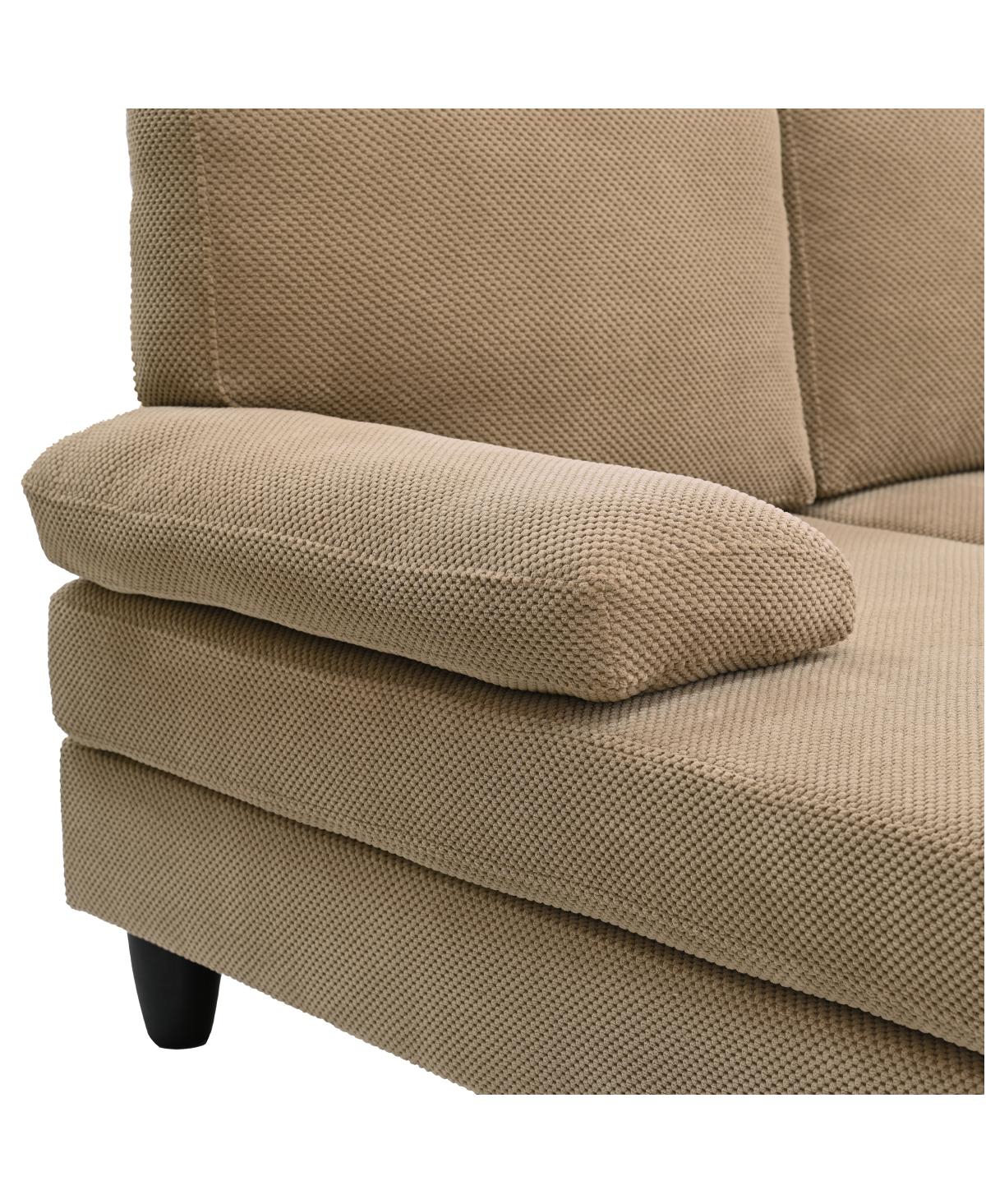 Streamdale Furniture Upholstery U-Shaped Sofa with Dual Chaises and Upholstered Armrests