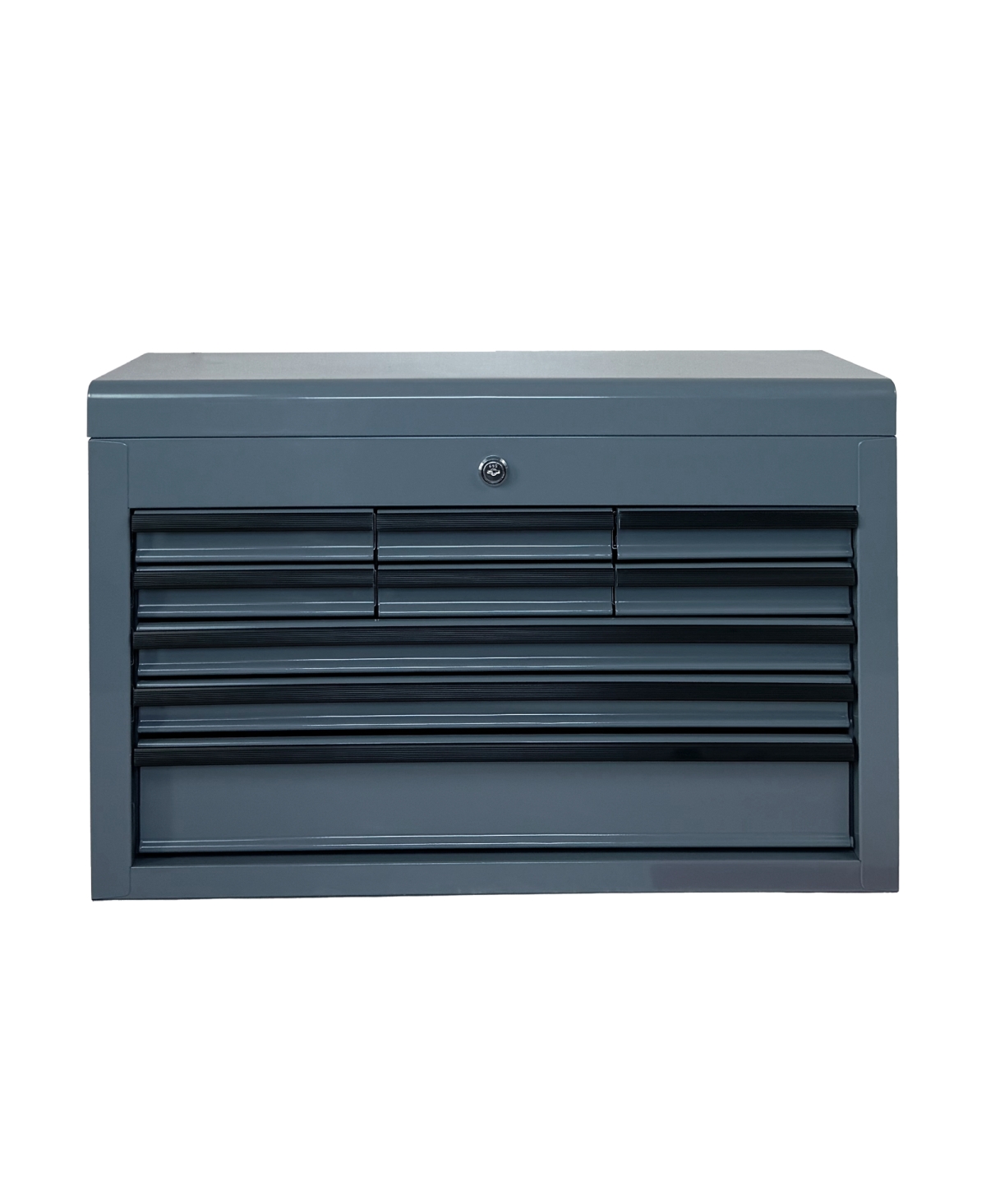 Streamdale Furniture 24-Inch Heavy Duty 9-Drawer Metal Tool Box and Chest with Eva Liners - Grey