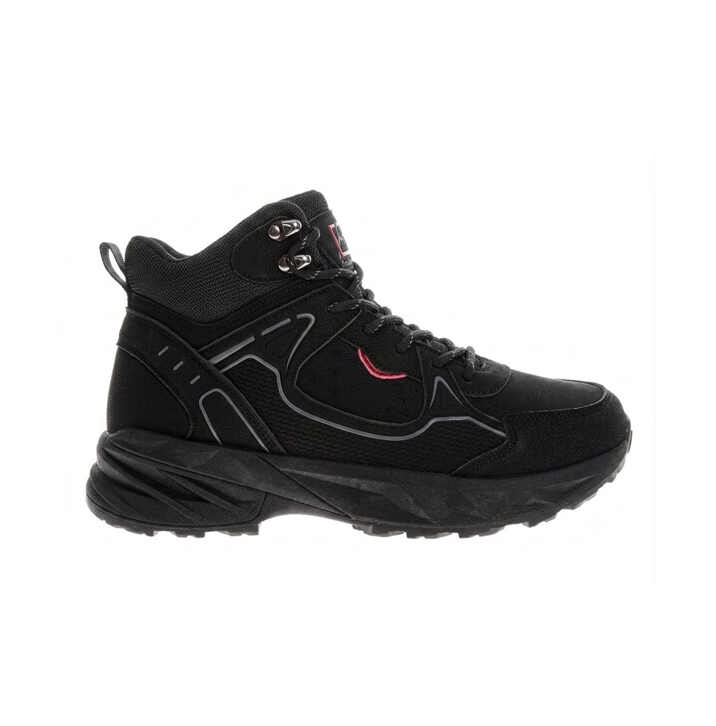 Мужские ботинки Avalanche Hiking Lace-Up Round Toe, цвет: Чёрный — фото 2