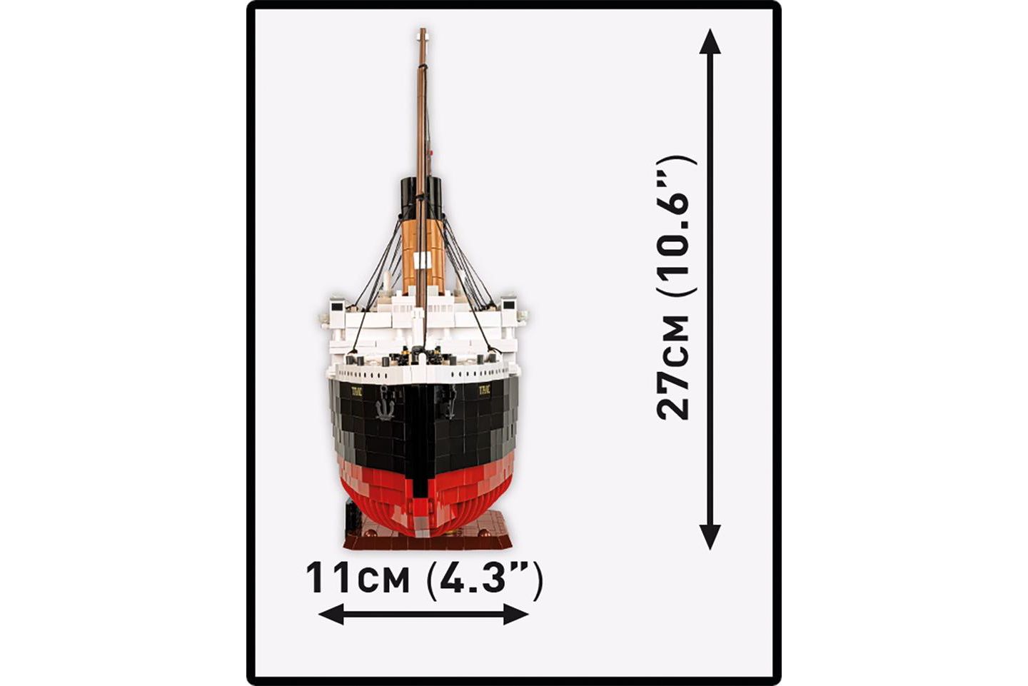 Детский конструктор COBI Historical R.M.S. Titanic 1:300 Scale 3,260-Piece Building Set, Ages 14+ — фото 4