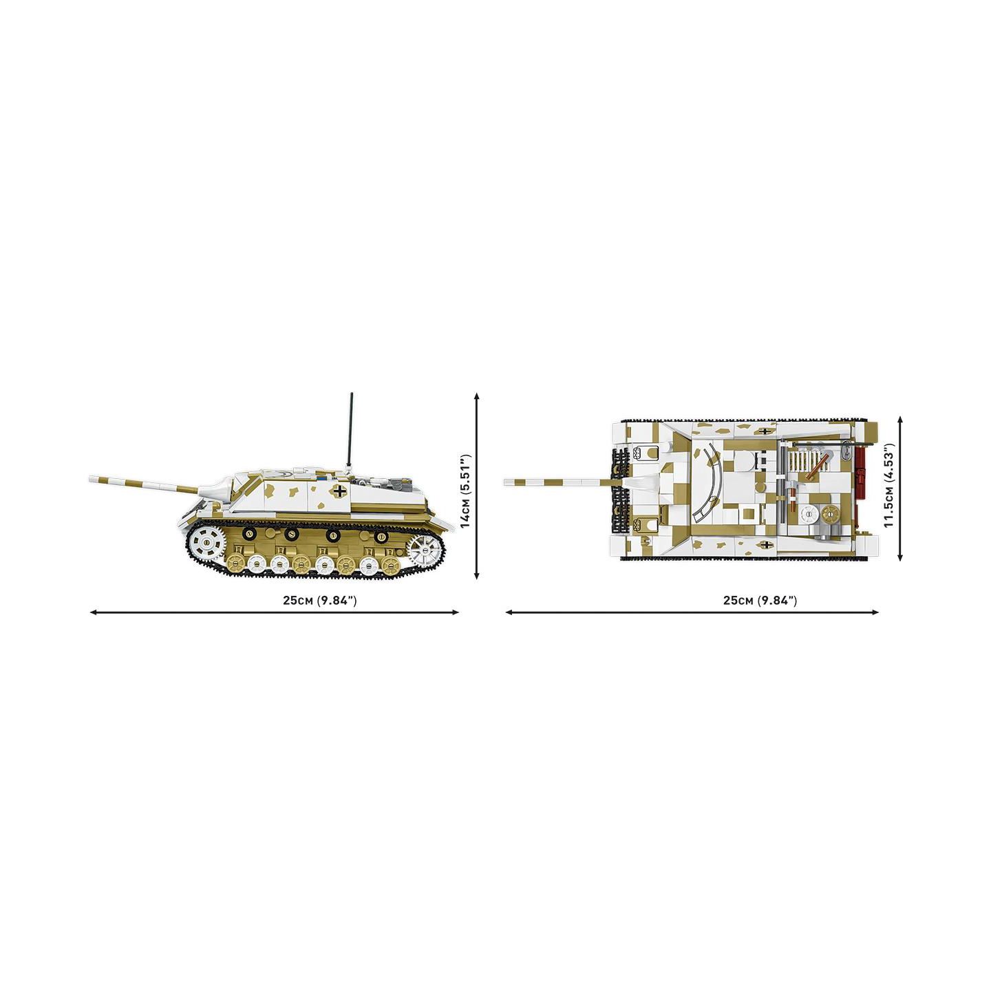 Детский конструктор COBI Historical Collection Wwii Jagdpanzer IV/70 (V) (Sd.Kfz. 162/1) 1024-Piece Building Set, Ages 10+ — фото 4