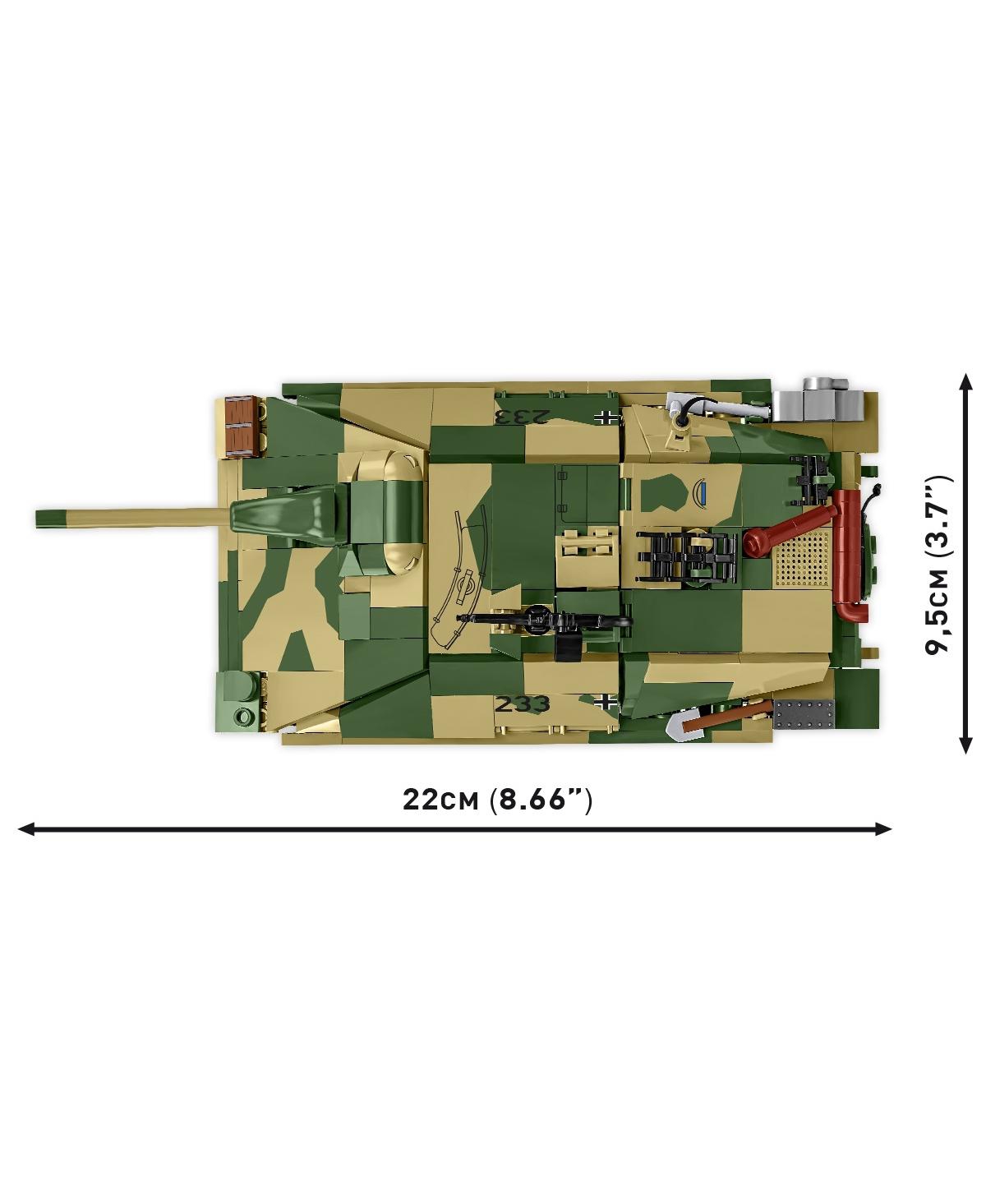 Cobi Historical Collection Wwii Jagdpanzer 38 Hetzer "Chwat" 731-Piece Building Set, Ages 10+