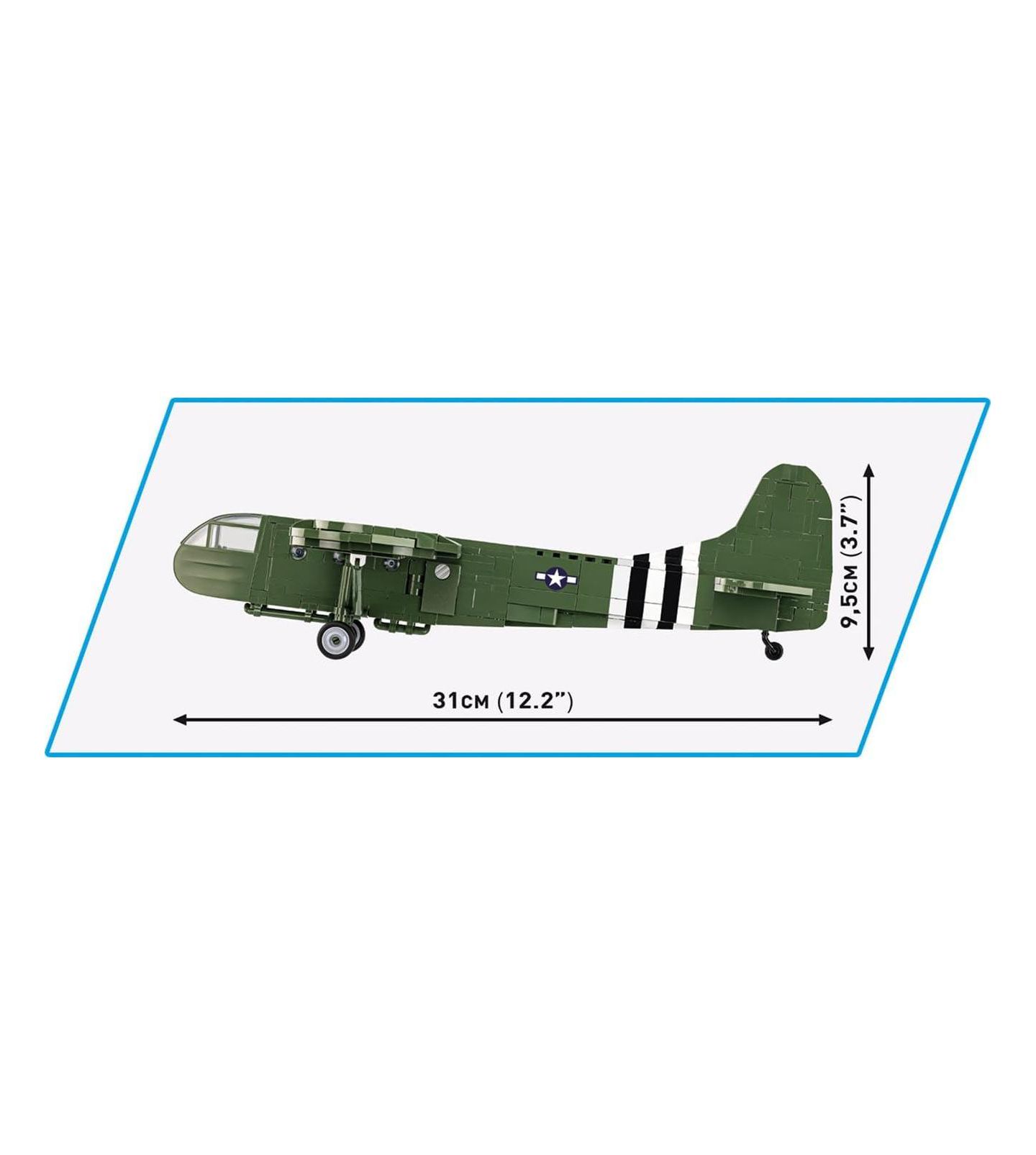 Детский конструктор COBI Wwii Historical Collection Waco CG-4 784-Piece Building Set, Ages 10+ — фото 3