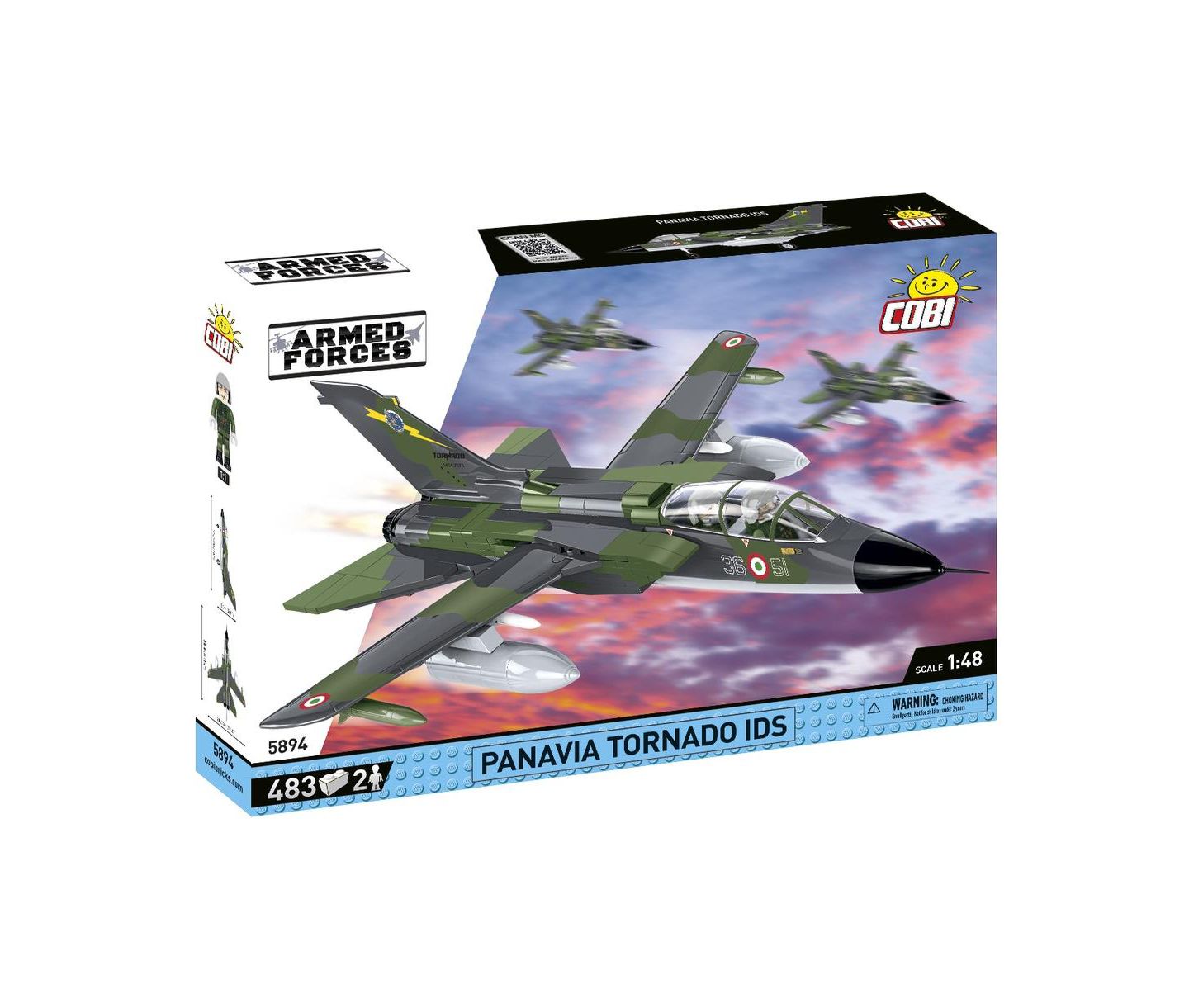 Детский конструктор COBI Armed Forces Panavia Tornado IDS 1:48 Scale 483-Piece Building Set, Ages 8+ — фото 1