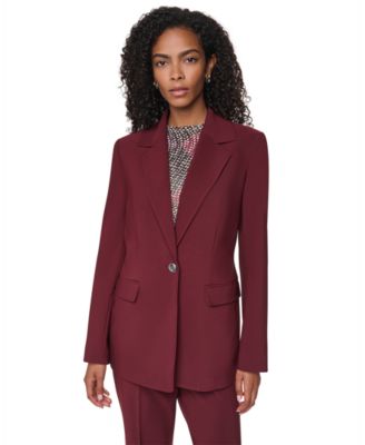 Petite Tech Tailoring Single-Breasted Stretch Blazer
