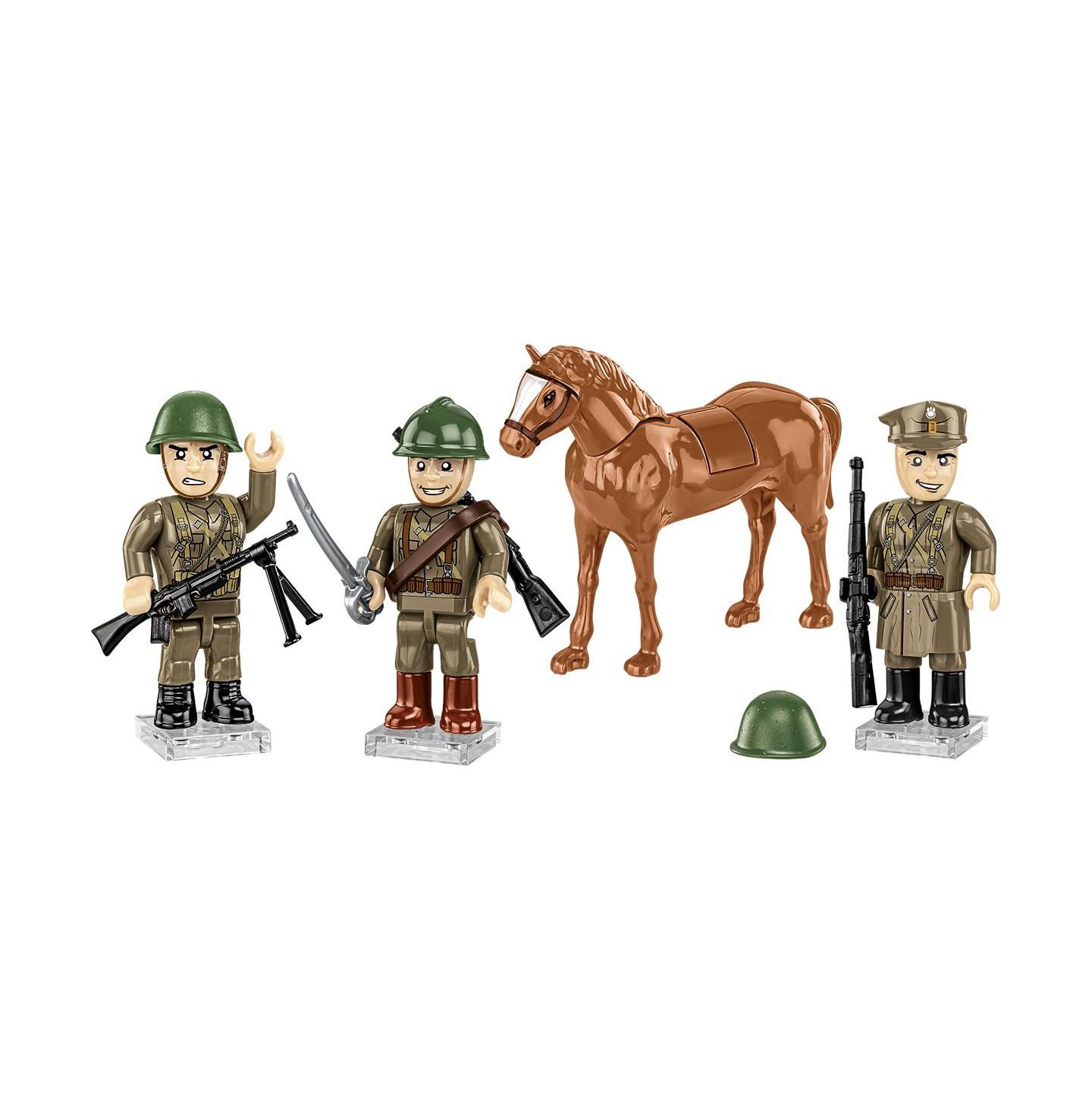 Детские конструкторы COBI Historical Collection Wwii Polish Uhlans, 44 Pieces — фото 3