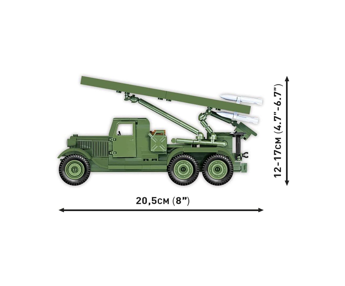 Детский конструктор COBI World War II BM-13 Katyusha (ZIS-6) 440-Piece Building Set, Ages 8+ — фото 2