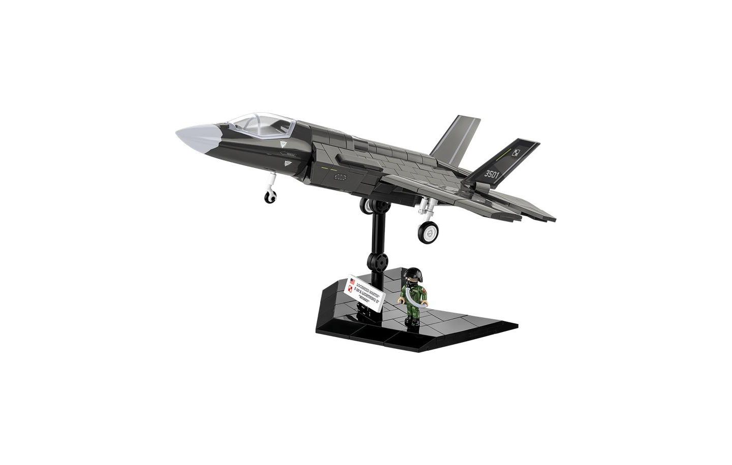 Детский конструктор COBI F-35A Lightning II Husarz 605-Piece Building Set, Ages 9+ — фото 6