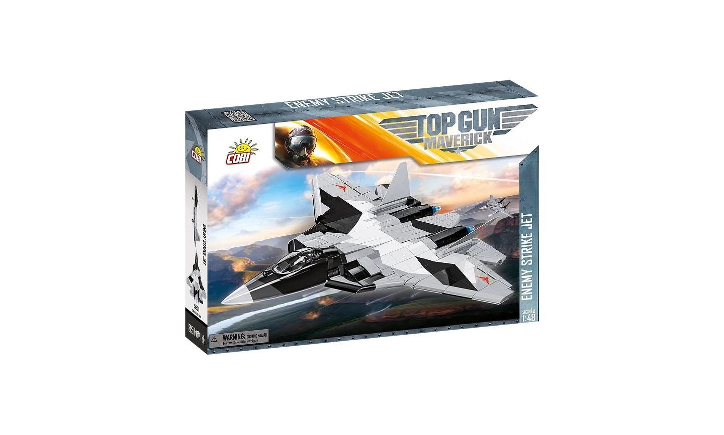 Детский конструктор COBI Top Gun: Maverick Enemy Strike Jet 851-Piece Building Set, Ages 9+, цвет: Open Miscellaneous — фото 1