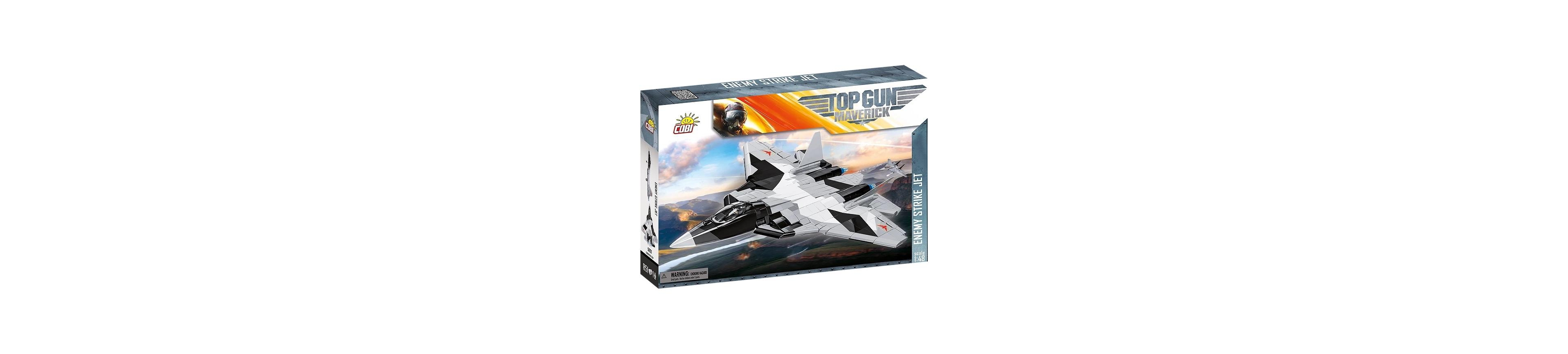 Cobi Top Gun: Maverick Enemy Strike Jet 851-Piece Building Set, Ages 9+