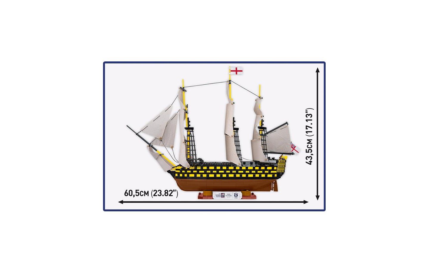 Детский конструктор COBI Historical Collection HMS Victory (Trafalgar 1805) 1:144 Scale 2,517-Piece Building Set, Ages 14+ — фото 6