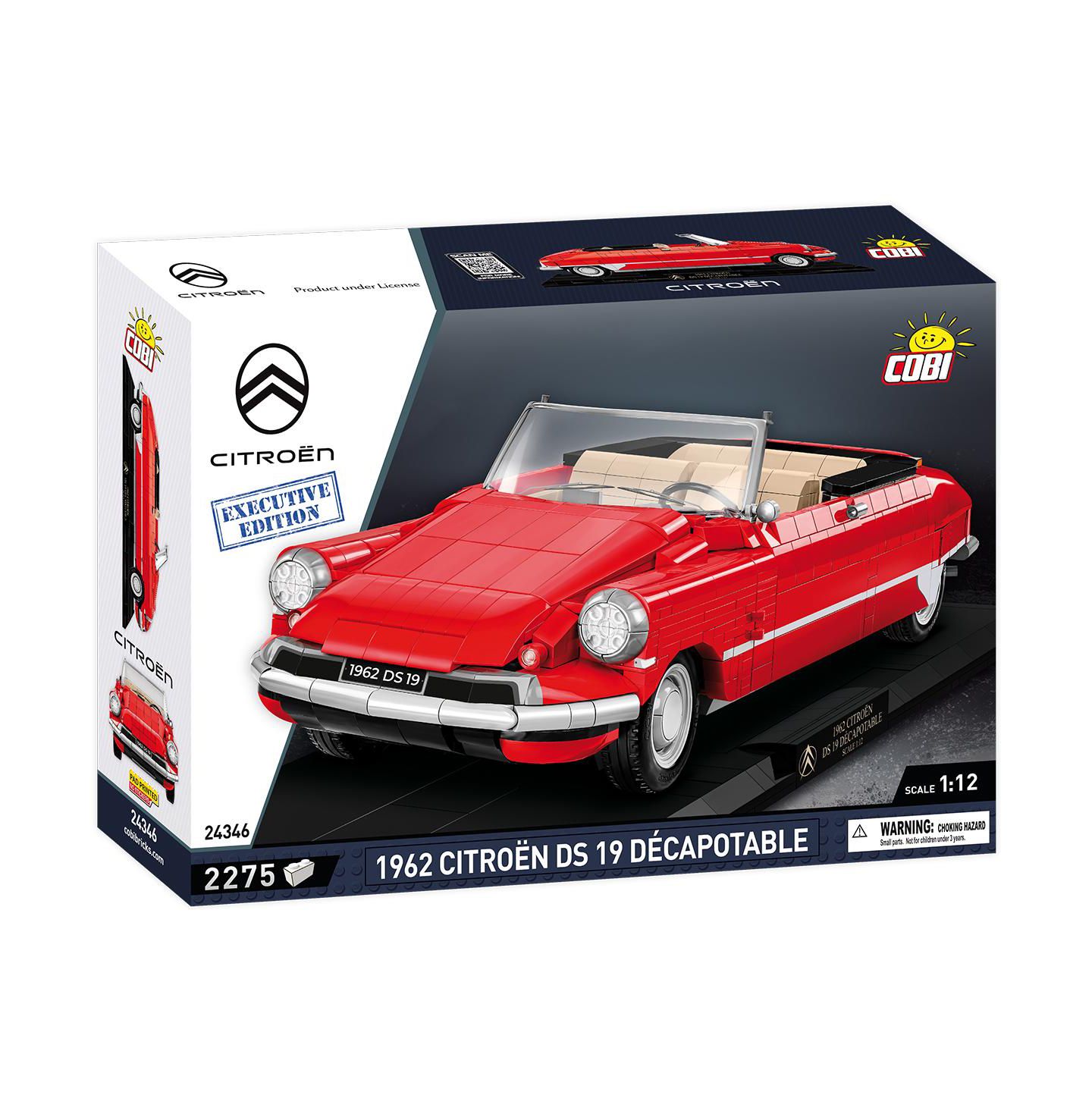 Детский конструктор COBI 1962 Citroën DS 19 Décapotable Executive Edition 2275-Piece Building Set, Ages 11 and Up — фото 2