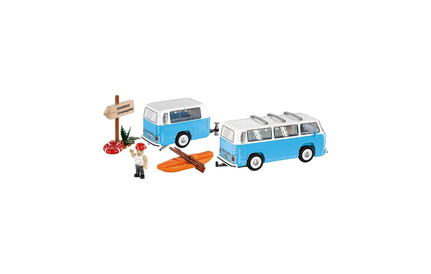 Детские конструкторы COBI Action Town Volkswagen Camper Van 1:35 Scale, 322 pieces — фото 5