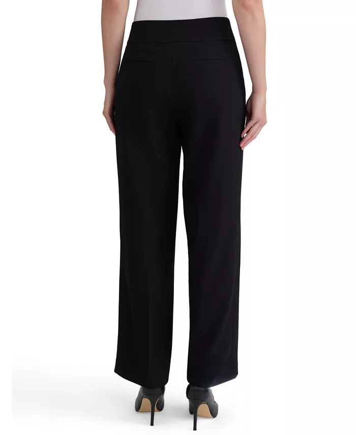 Women's Extended-Tab Fly-Front Wide-Leg Pants - thumbnail 5