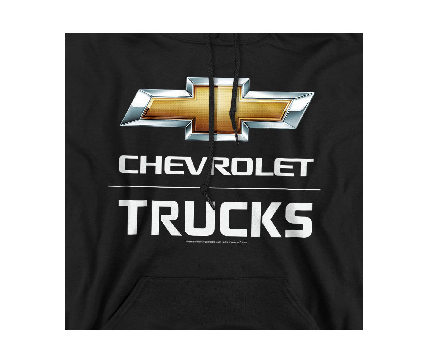 Мужское худи Corvette Chevrolet Trucks Graphic Pullover, цвет: Чёрный — фото 2