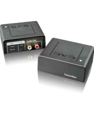 SoundPath Tri-Band Wireless Transmitter and Receiver Pair Audio Adapter for Subwoofers and Powered Speakers