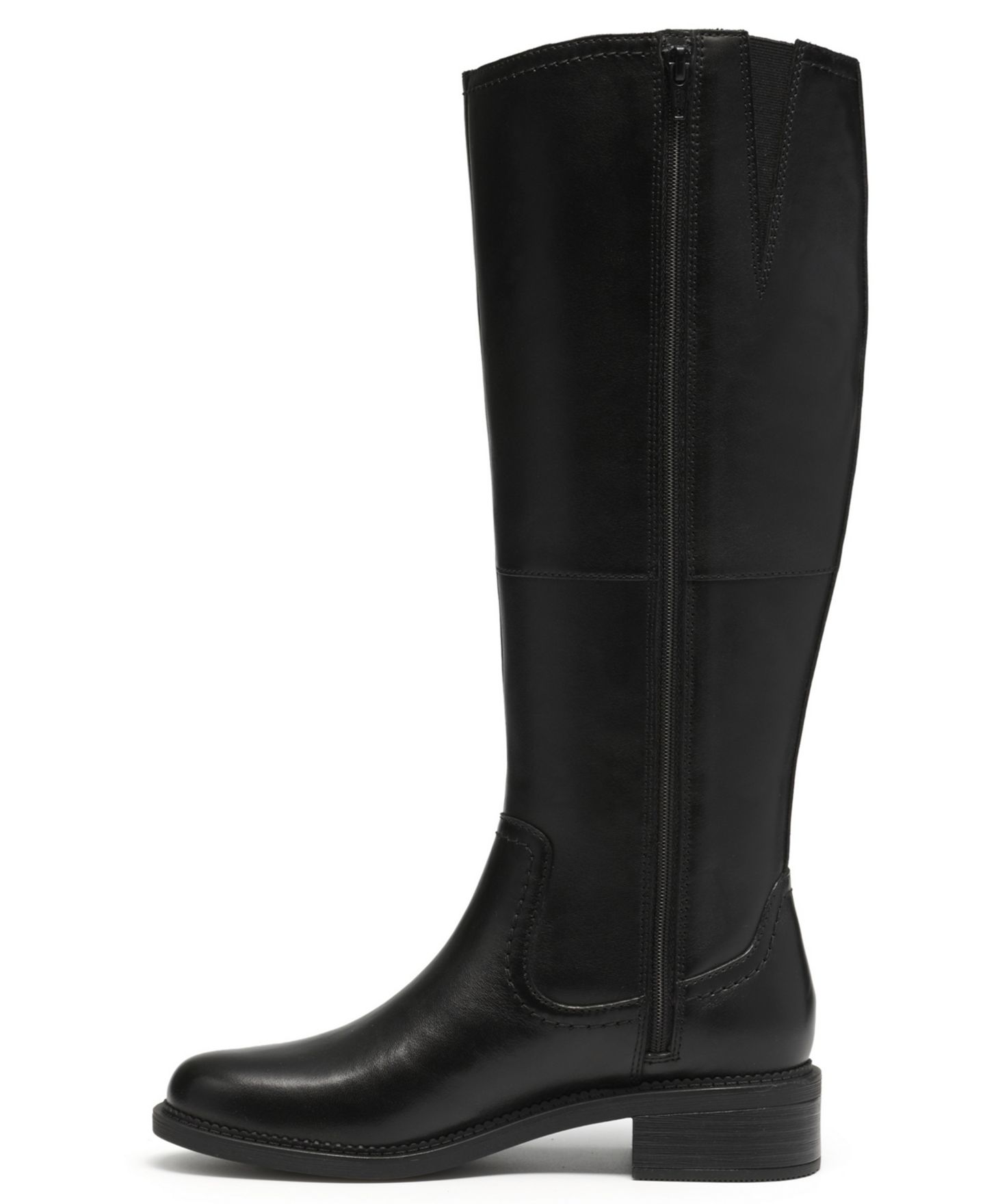 Женские ботинки Clarks Maye Tall Riding, цвет: Чёрный кожаный — фото 5