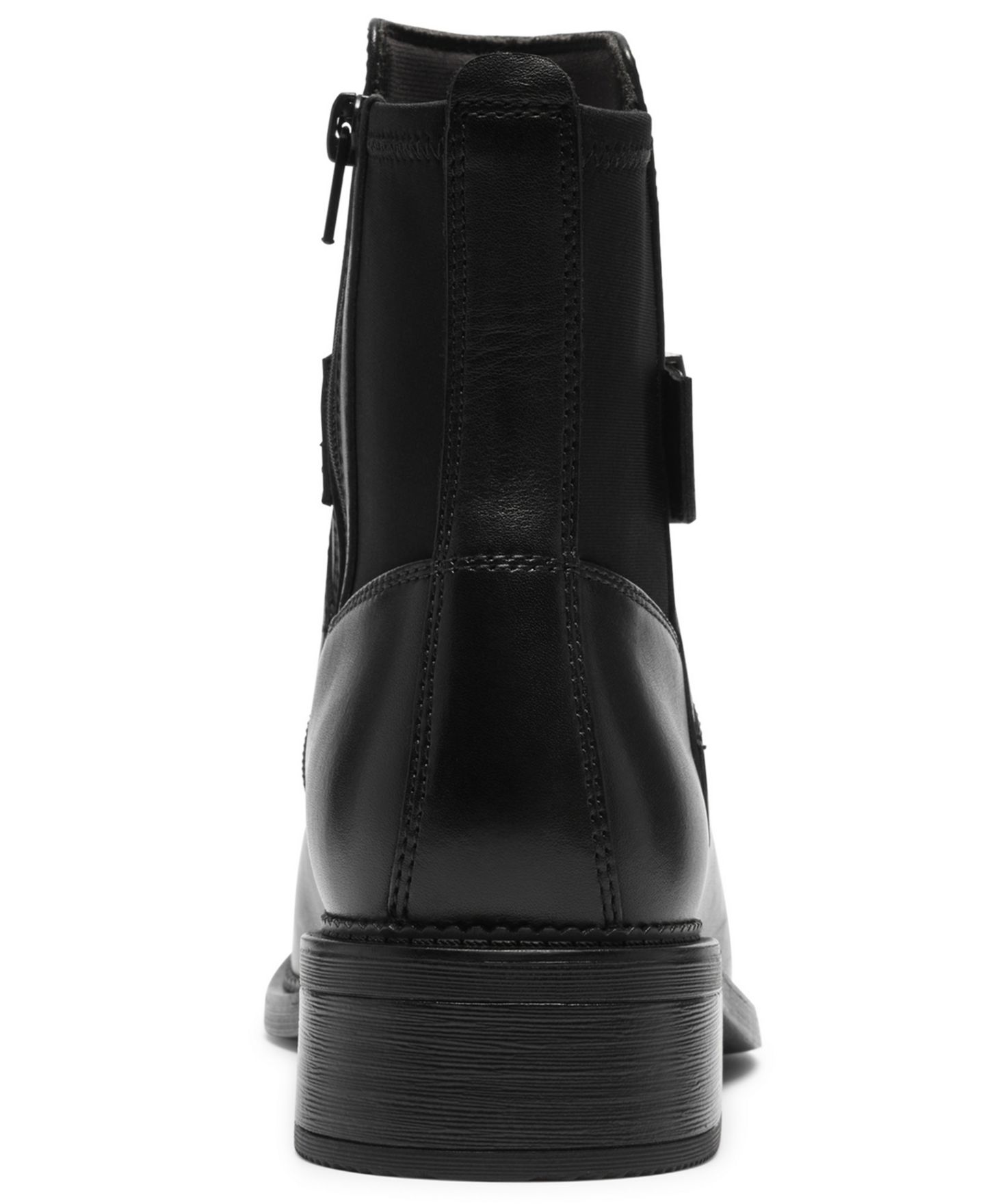 Женские ботинки Clarks Maye Beth Round Toe Booties, цвет: Чёрный кожаный — фото 3