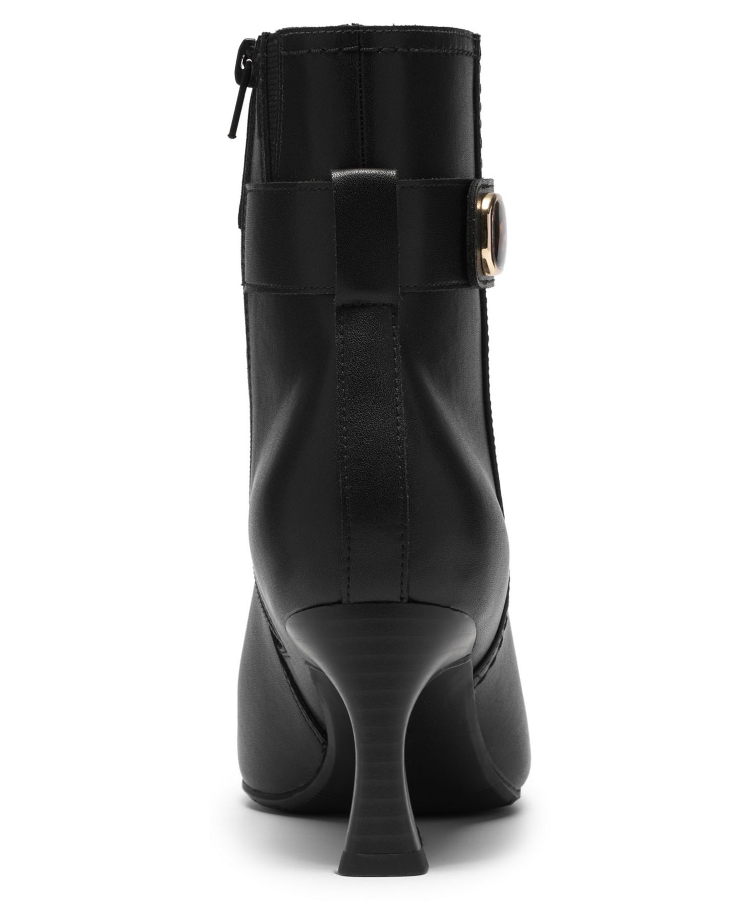 Женские ботинки Clarks Tammitha Nora pointed Toe Booties, цвет: Чёрный кожаный — фото 3