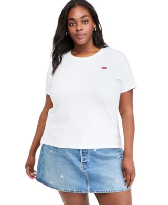Plus The Perfect Crew Neck Cotton T-Shirt