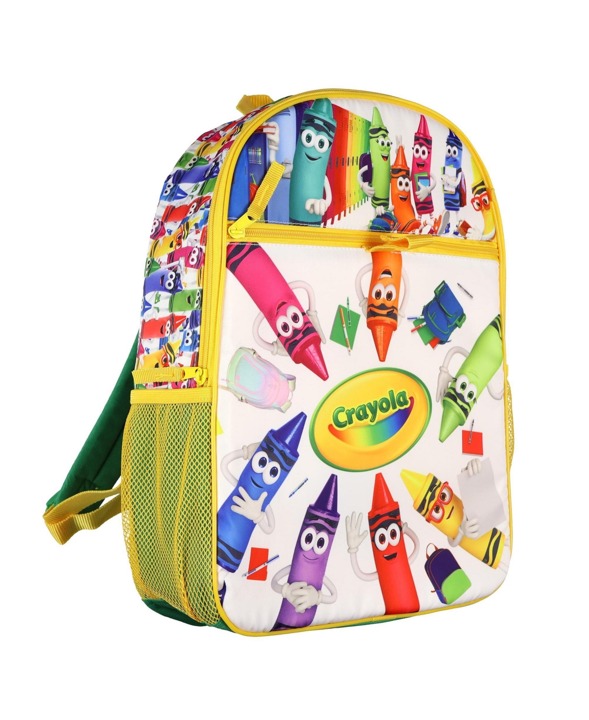 Crayola Crayon Crew Backpack 3-Piece Set with Detachable Lunch Box Pencil Case