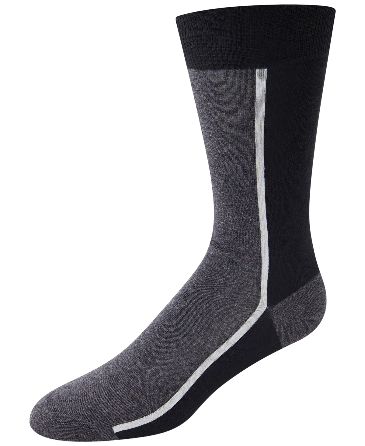 Cole Haan Men's Clocking Dress Crew Socks - Black