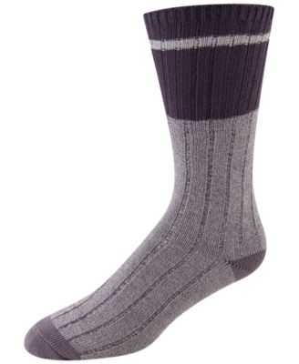 Men's Ribbed Dress Crew Socks