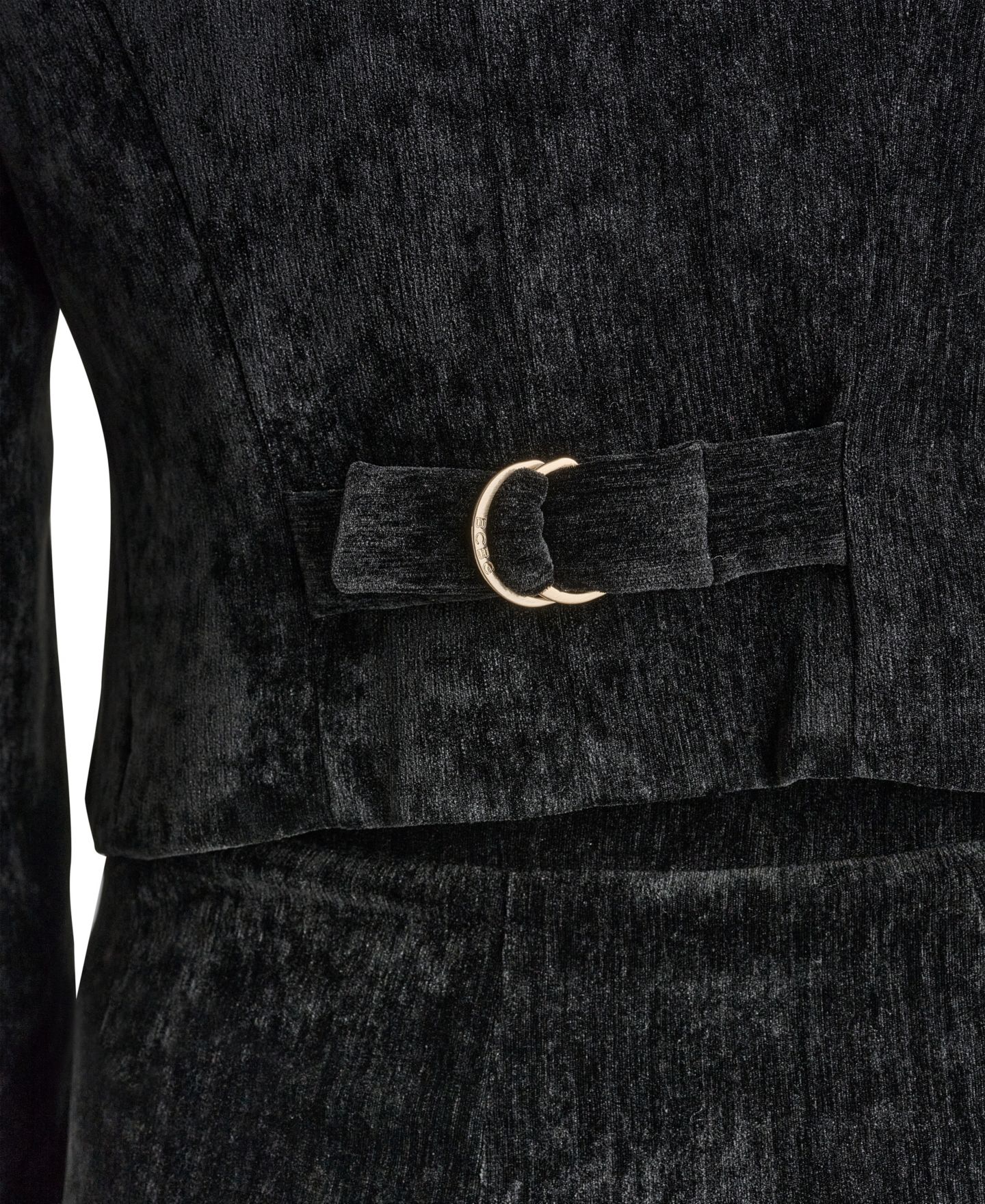 Женская куртка BCBG Velvet Cropped, цвет: Чёрный — фото 8