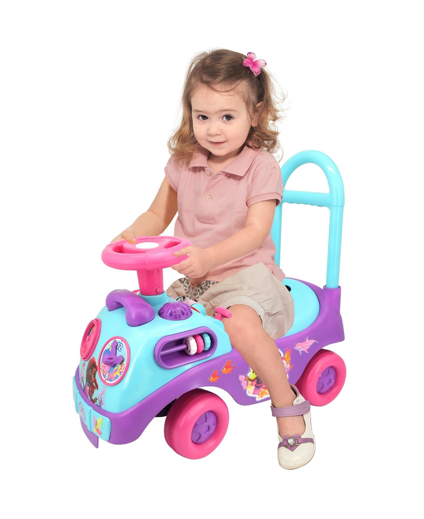 Детская игрушка Kiddieland My First Activity Ride-On Ariel, 19.8" x 9.76" x 18.11", Interactive Lights and Sounds, Ages 12-36 Months — фото 5