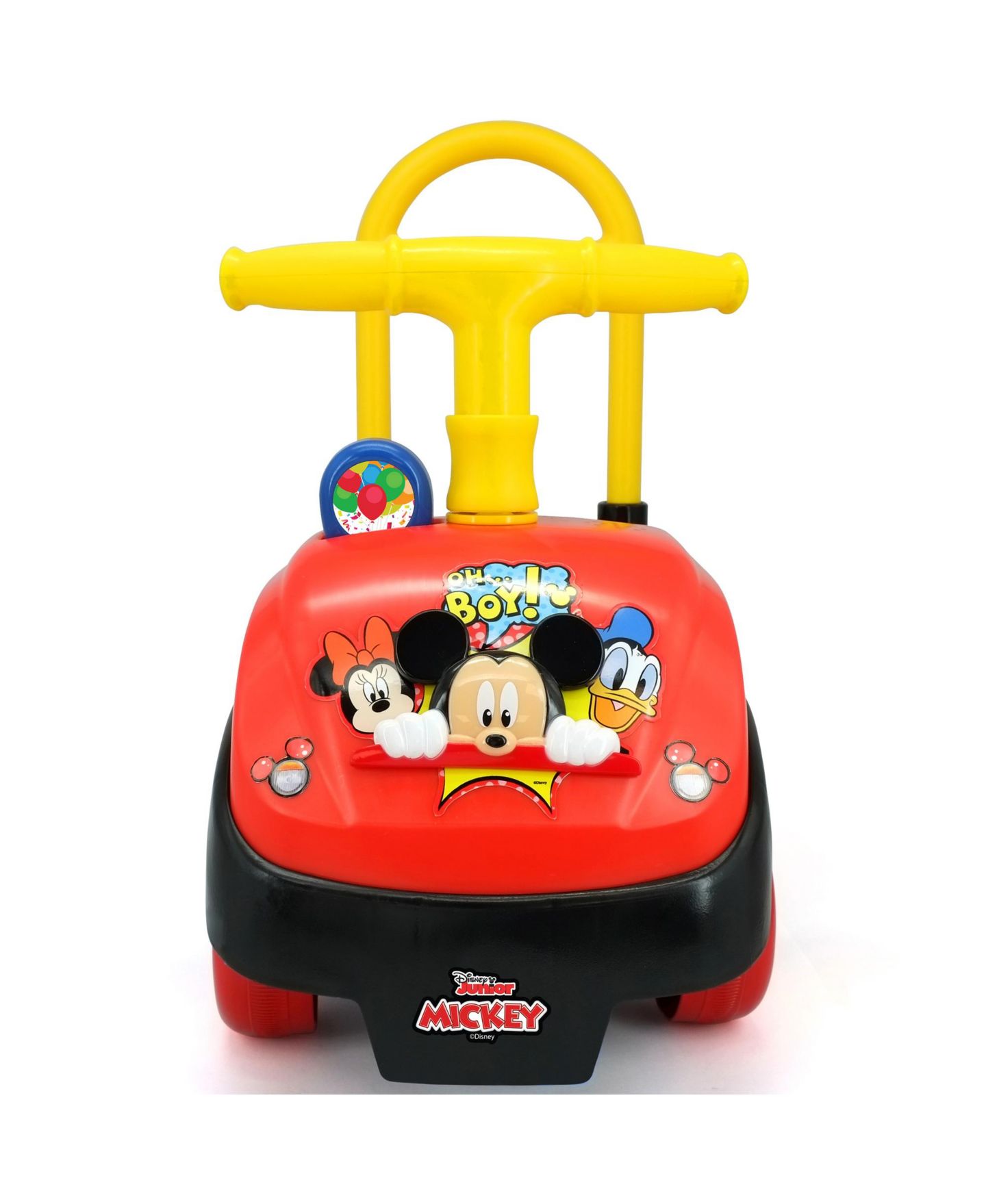 Детская игрушка Kiddieland Foldable Handle Ride-On Mickey Mouse With Engaging Sounds, Ages 1+ — фото 3