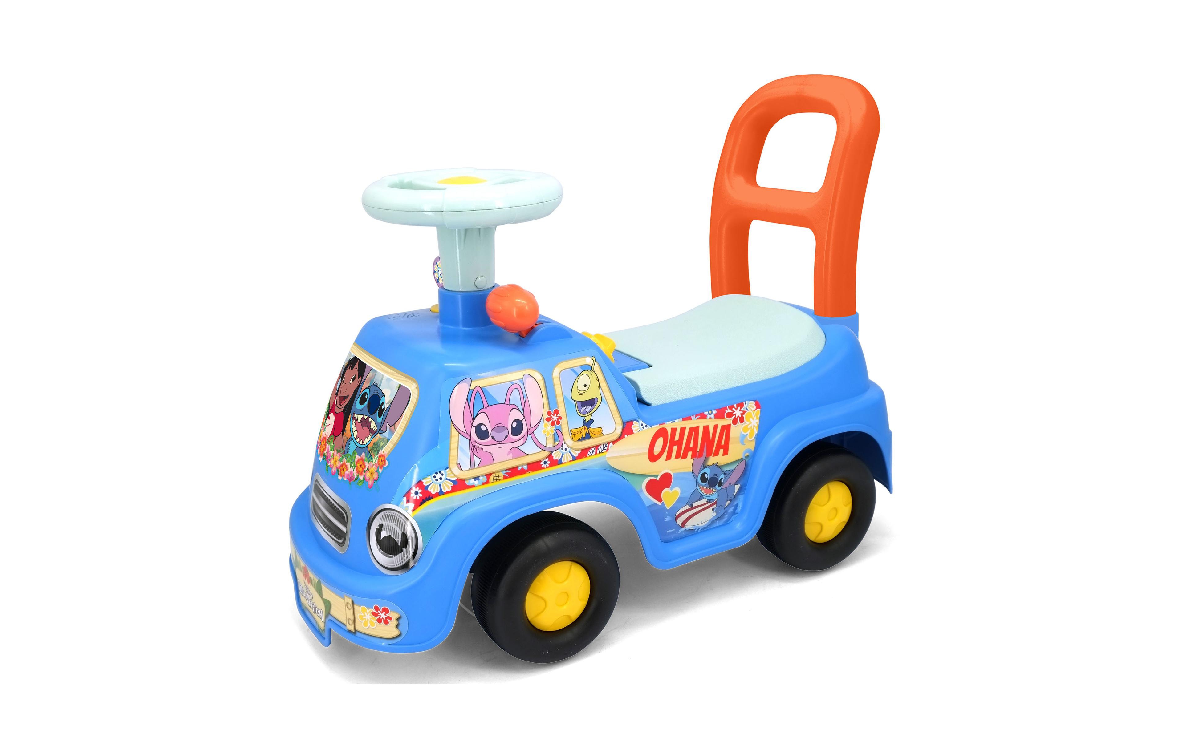 Kiddieland My First Ride-On: Stitch with Lights and Sounds, Interactive Dashboard, Ages 12 Months+