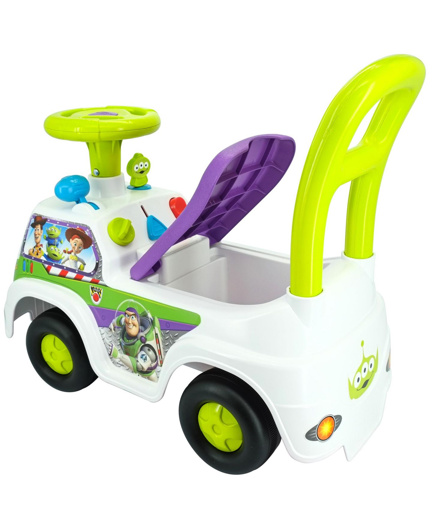 Детская игрушка Kiddieland Lights N' Sounds Adventure Ride-On Buzz Lightyear with Lights and Sounds, Ages 1+ — фото 4
