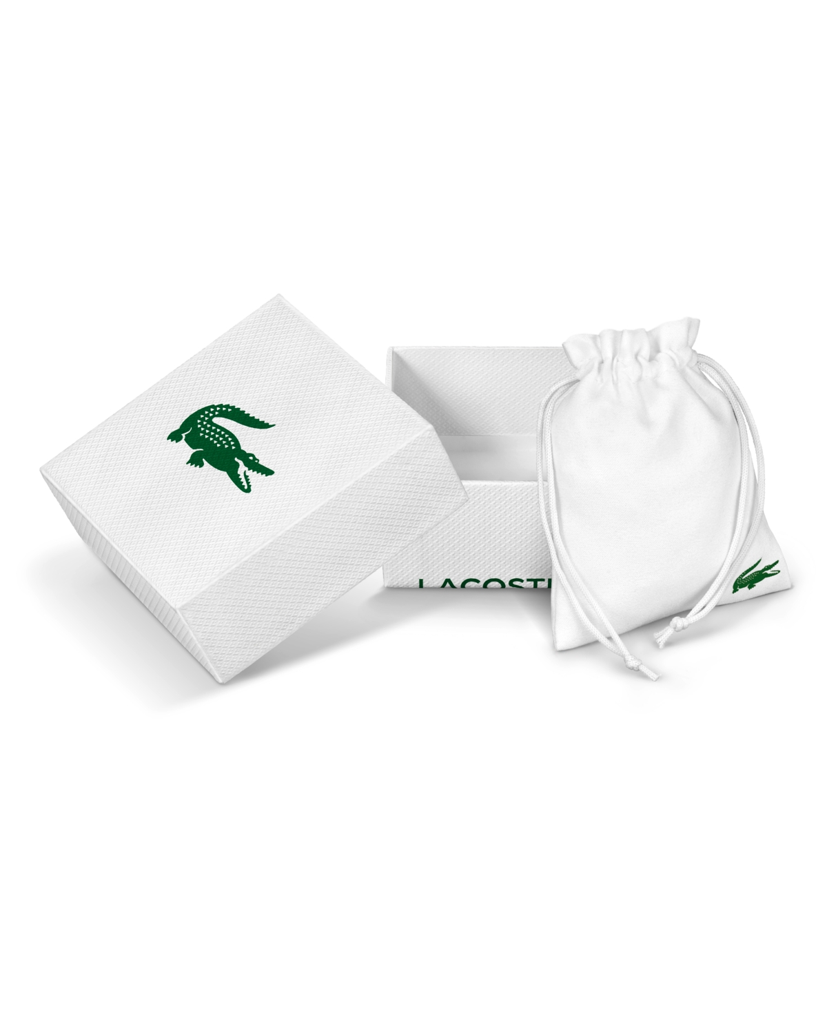 Lacoste Men's Arthor Gold-Tone Stainless Steel Crocodile Bracelet