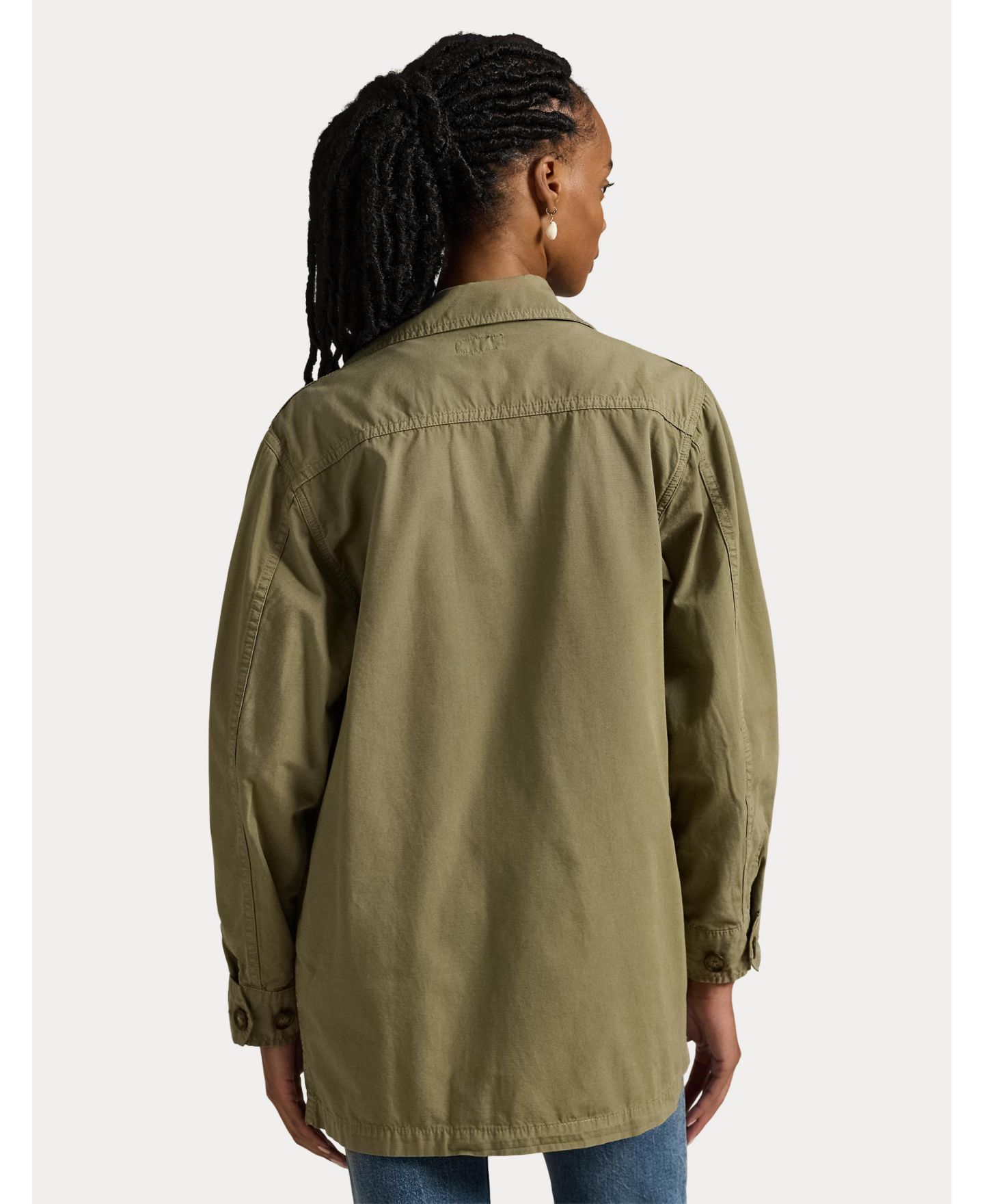 Женская куртка Polo Ralph Lauren Long Sleeve Utility, цвет: Garden Trail — фото 3