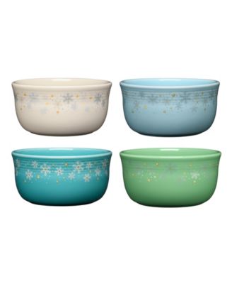 Snowflakes Gusto Bowls, Set of 4