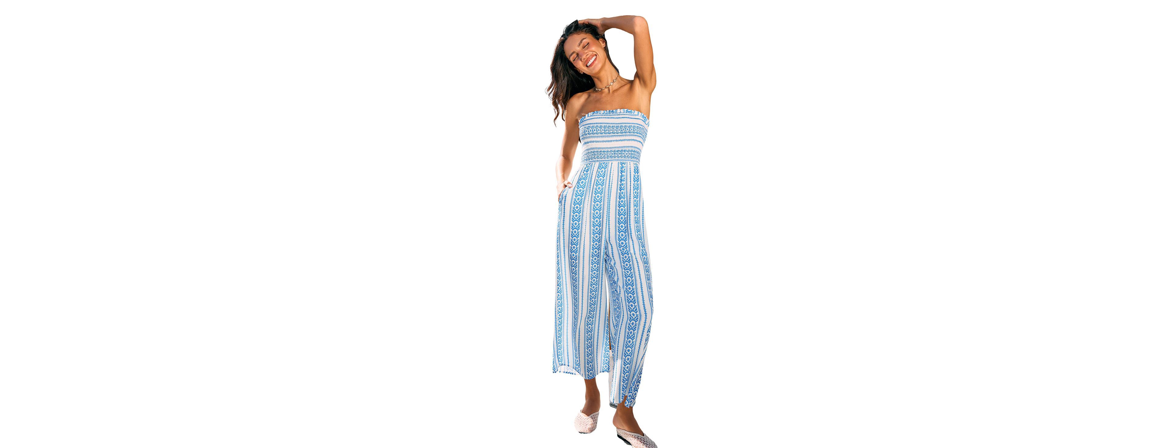 Cupshe Women's Tulum Tide Floral Jumpsuit