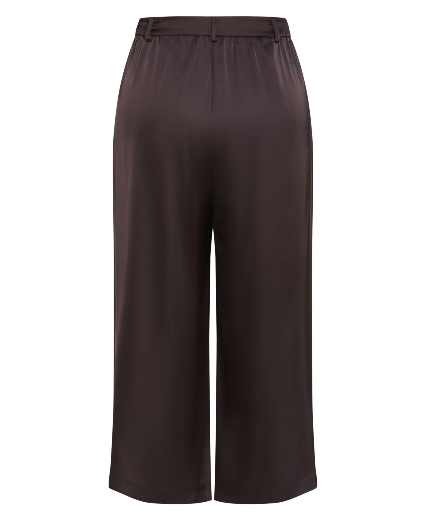 Женские брюки CITY CHIC Rylie Satin Palazzo Pant, цвет: Шоколадный — фото 5