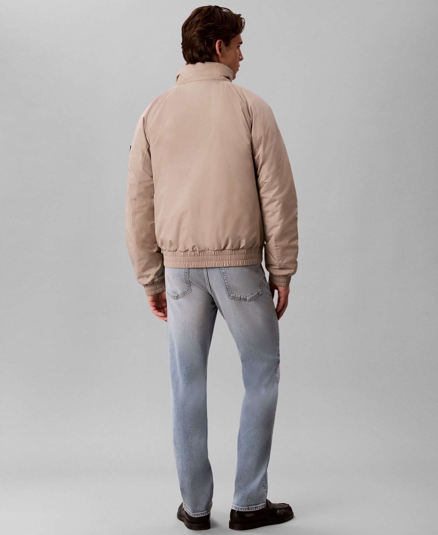 Мужские джинсы Calvin Klein Straight-Fit Stretch Denim Jeans, цвет: Выбеленный — фото 4
