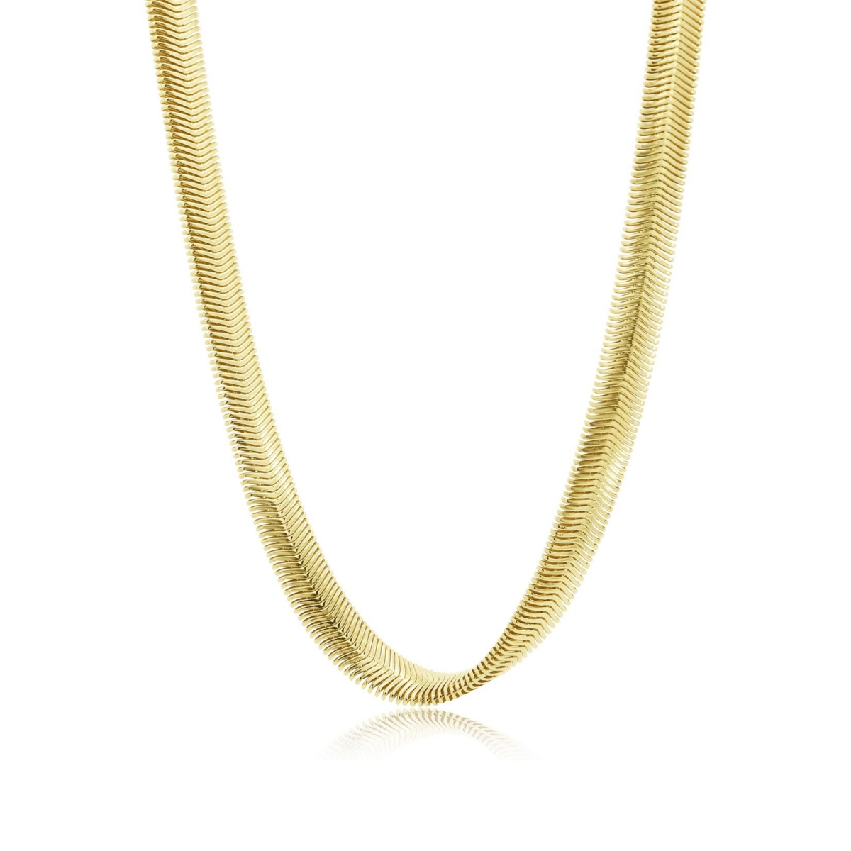 The Lovery Silk Snake Necklace 18K Gold Filled Over Brass - Gold filled brass