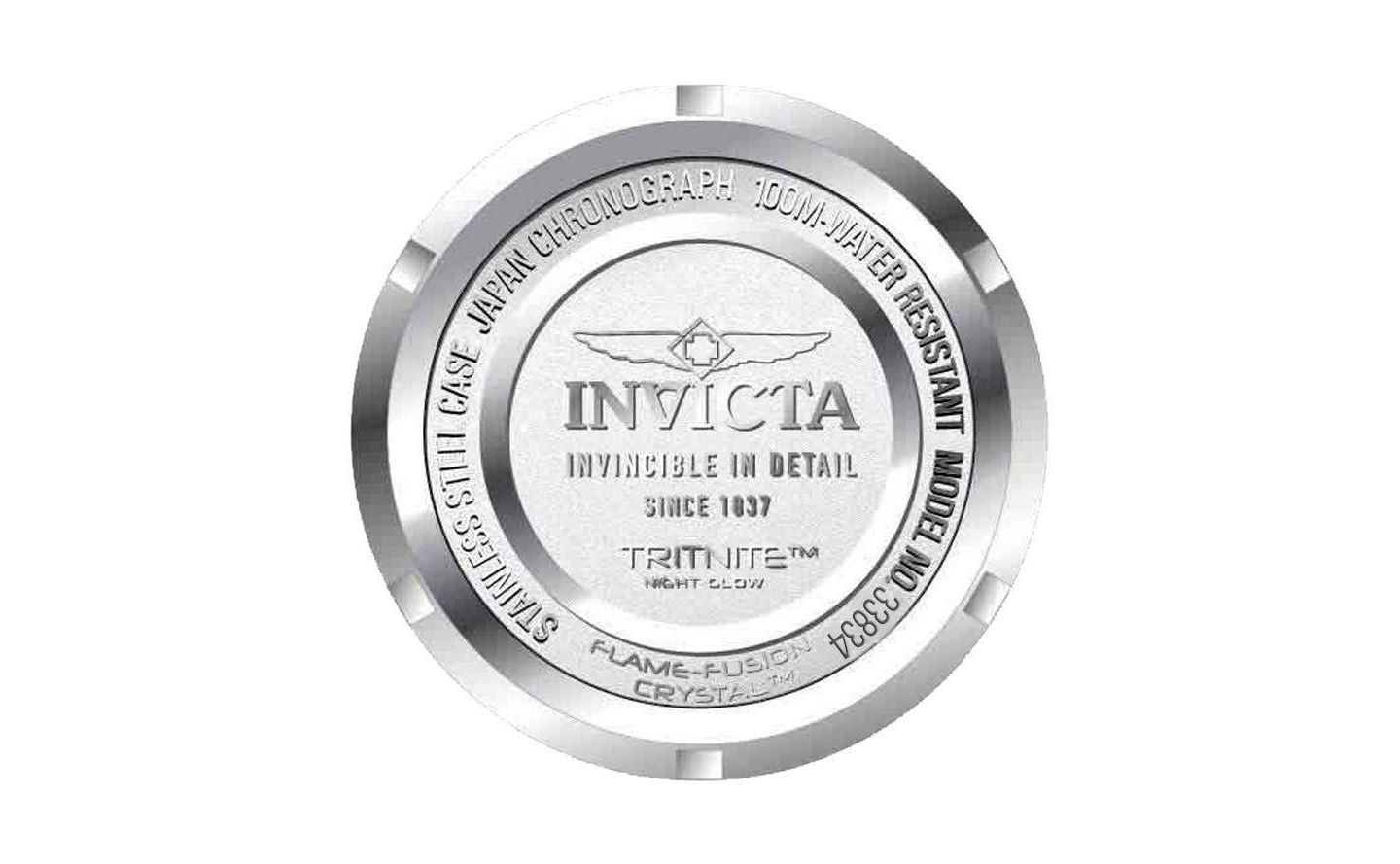 Мужские часы Invicta Pro Diver 33834 52mm Quartz, цвет: Чёрный — фото 3