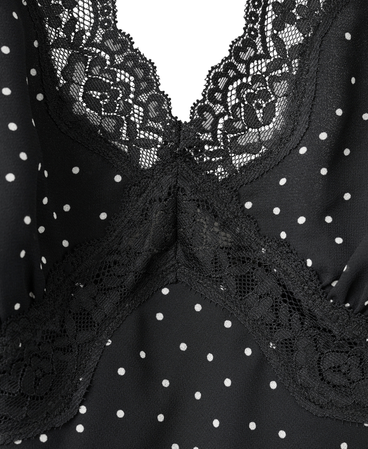 Mango Women's Polka-Dot Crop Top