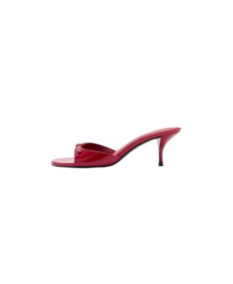 Women's Patent Faux Leather High-Heel Slingback Sandals