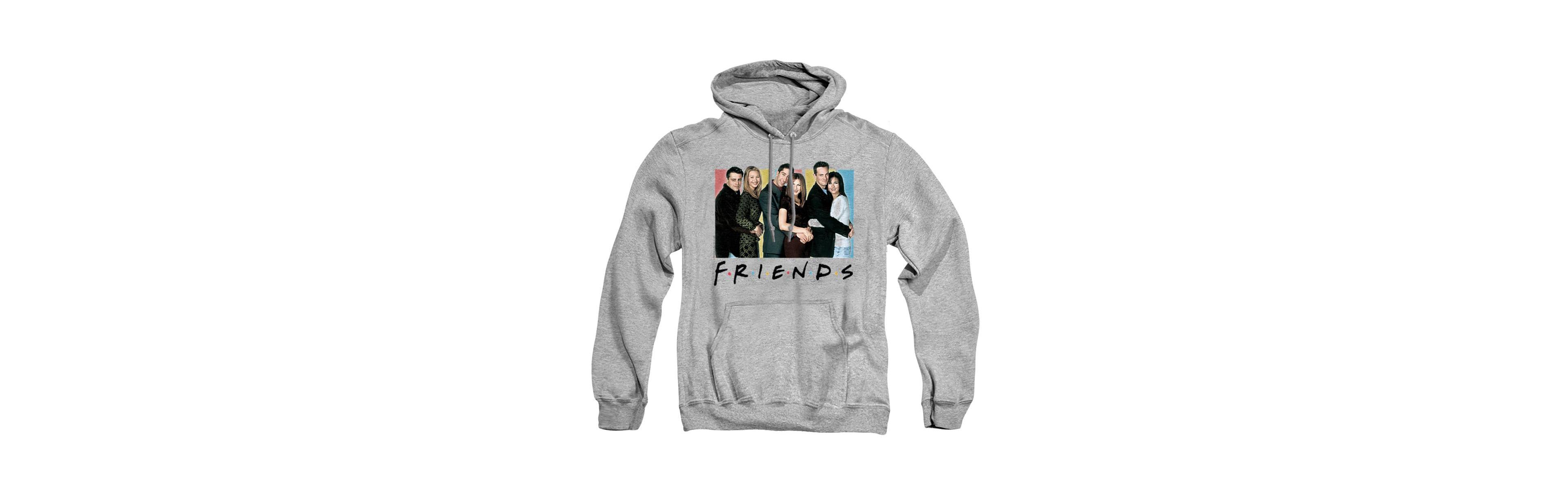 Friends Men's Cast Logo Cotton-Polyester Blend Hoodie