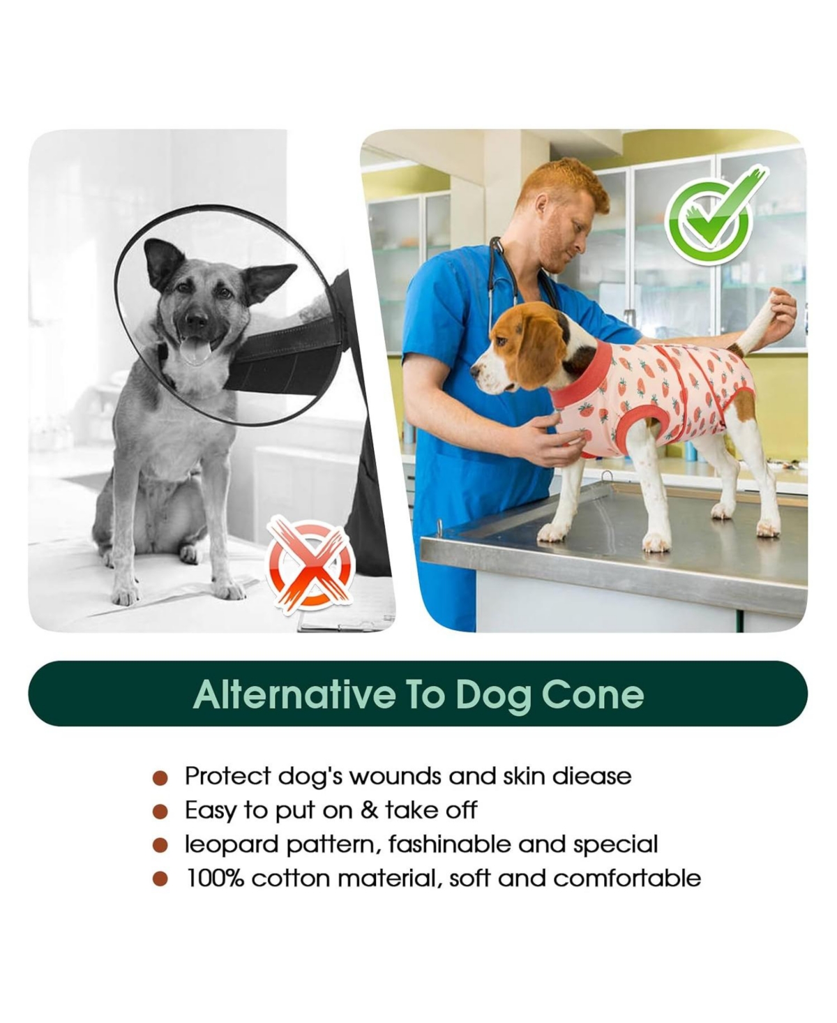 High-Elastic Post-Surgery Recovery Onesie Suit for Dogs and Cats