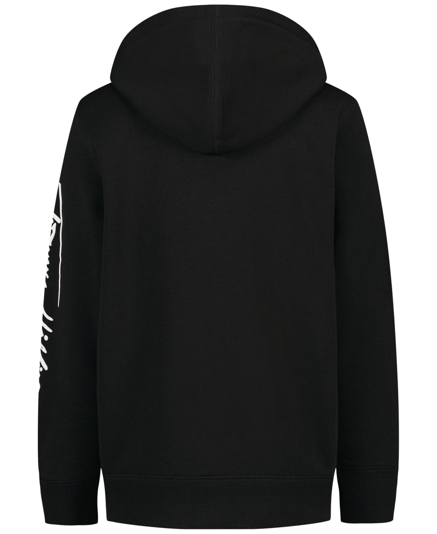 Худи Tommy Hilfiger Signature Full Zip Relaxed-Fit для мальчиков, цвет: Чёрный — фото 2