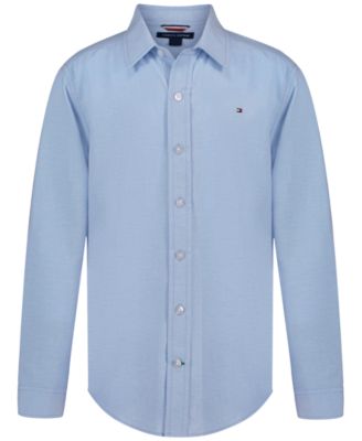 Boys' 8-20 Oxford Long-Sleeve Cotton Shirt